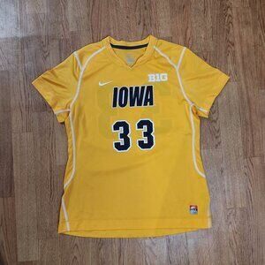 Iowa Hawkeyes Game Worn Soccer Jersey Big 10 Women #33 Sz. L